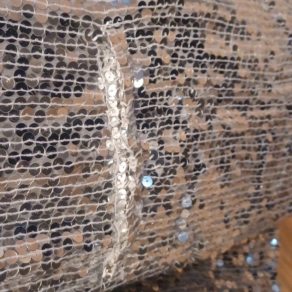Silver Sequin Jacket - Picture 5 of 6